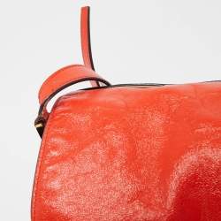 Marni Red Leather Soft Trunk Shoulder Bag