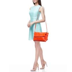 Marni Red Leather Soft Trunk Shoulder Bag