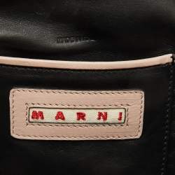 Marni Ocra Yellow Acrylic Boite Clutch Shoulder Bag
