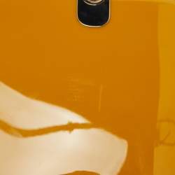 Marni Ocra Yellow Acrylic Boite Clutch Shoulder Bag