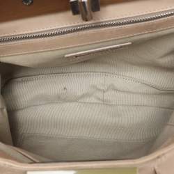 Marni Beige Leather Top Handle Bag