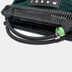 Marni Multicolor Fabric Knit Market Bag