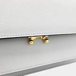 Marni Grey Leather trunk bag
