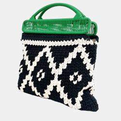 Marni Multicolor Fabric Knit Market Bag