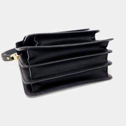 Marni Black Leather Trunk bag