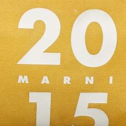 Marni Tri Color Canvas and Leather Wristlet Pouch
