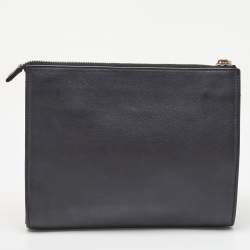 Marni Tri Color Canvas and Leather Wristlet Pouch