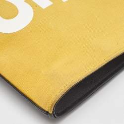 Marni Tri Color Canvas and Leather Wristlet Pouch