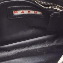 Marni Multicolor Leather Zip Wristlet Pouch