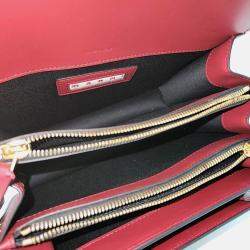 Pre Owned Marni Burgundy Leather Marni trunk Bag