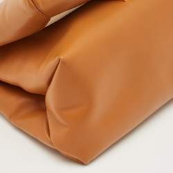 Pre Owned Marni Tan Leather Prisma Shoulder Bag