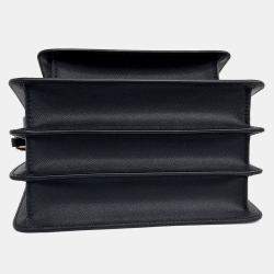 Pre Owned Marni Black Leather trunk bag