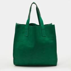 مملوكة مسبقًا Marni Green Leather Vertical Tote