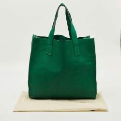 مملوكة مسبقًا Marni Green Leather Vertical Tote