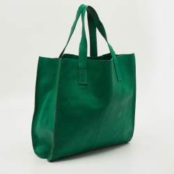 مملوكة مسبقًا Marni Green Leather Vertical Tote