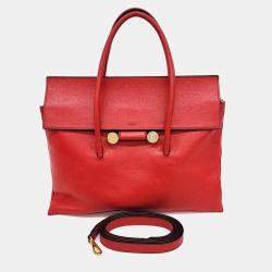 مملوكة مسبقًا Marni Red Leather Marni tote and shoulder bag