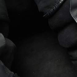 Pre Owned Marni Black Shearling and Fur Vertical Tote