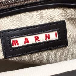 Marni Dark Grey Python Frame Bag