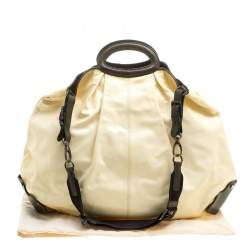 Marni Cream Patent Leather Large New Balloon Hobo