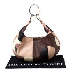 Pre Owned Marni Multicolor Leather Hobo