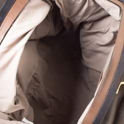 Marni Olive Green/Brown Leather Kiss lock Satchel