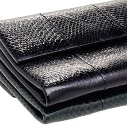 Marni Green/Black Python Trunk Shoulder Bag