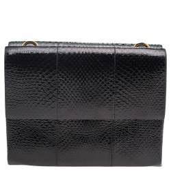 Marni Green/Black Python Trunk Shoulder Bag