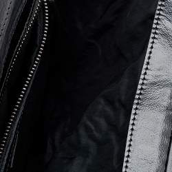 Marni Black/Brown Woven Leather Top Handle Bag