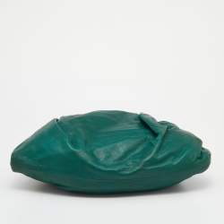 Marni Green Leather Frame Embellished Shoulder Bag