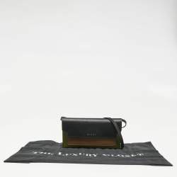 Marni Multicolor Leather Fold Over Pochette Bag