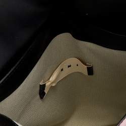 Pre Owned Marni Metallic Pink Patent Leather Bow Clutch