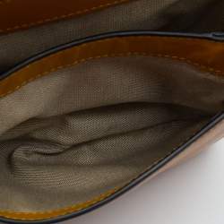 Pre Owned Marni Yellow/Caramel Leather Crossbody Bag