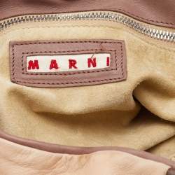 Marni Multicolor Leather Color Block Hobo