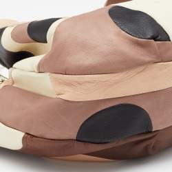 Marni Multicolor Leather Color Block Hobo