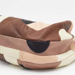 Marni Multicolor Leather Color Block Hobo