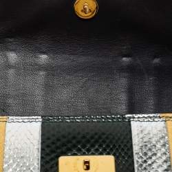Marni Multicolor Python Trunk Crossbody Bag