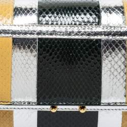 Marni Multicolor Python Trunk Crossbody Bag