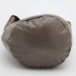 Marni Grey/Brown Leather Bucket Bag