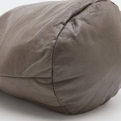 Marni Grey/Brown Leather Bucket Bag