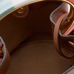 Pre Owned Marni Brown Leather Pannier Bucket Bag