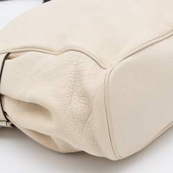 Marni Light Beige/Brown Leather Frame Satchel