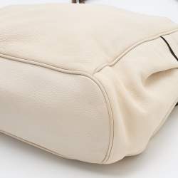 Marni Light Beige/Brown Leather Frame Satchel