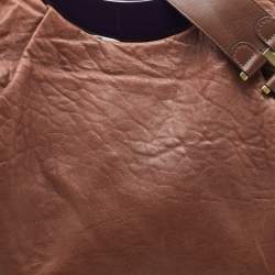 Marni Brown Leather Shoulder Bag