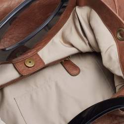 Marni Brown Leather Shoulder Bag