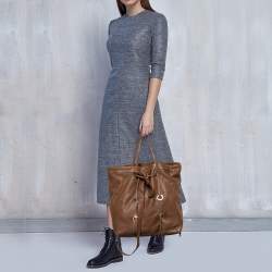 Pre Owned Marni Brown Leather Tote