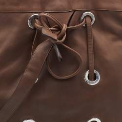 Pre Owned Marni Brown Leather Tote
