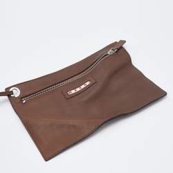 Pre Owned Marni Brown Leather Tote