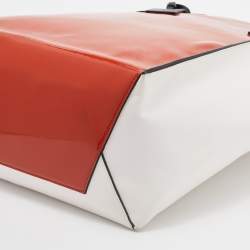 Pre Owned Marni Multicolor Patent Leather Shopper Tote