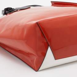 Pre Owned Marni Multicolor Patent Leather Shopper Tote