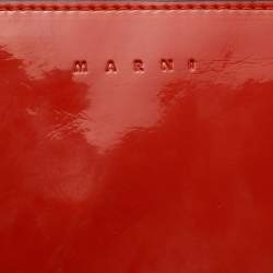 Pre Owned Marni Multicolor Patent Leather Shopper Tote